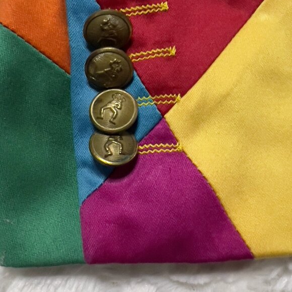 Moschino Cheap and Chic 90's Harlequin Blazer (VINTAGE) - 38R - Picture 7 of 10